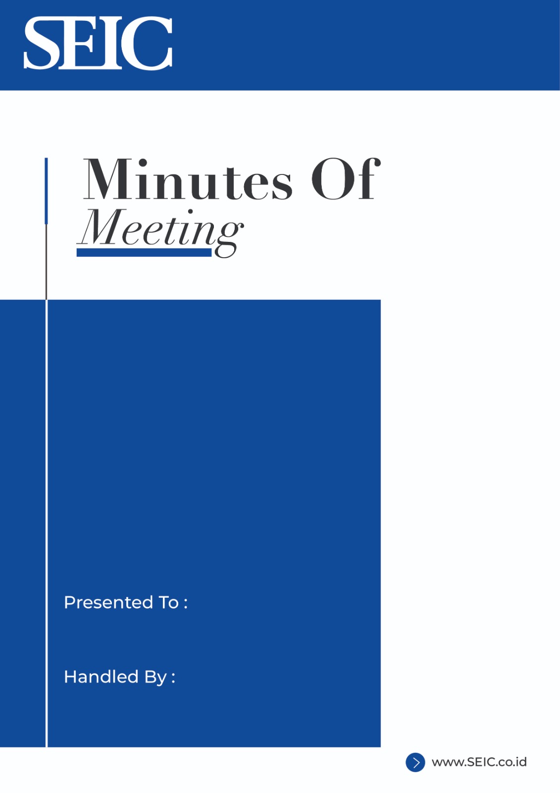 Minutes Of Meeting