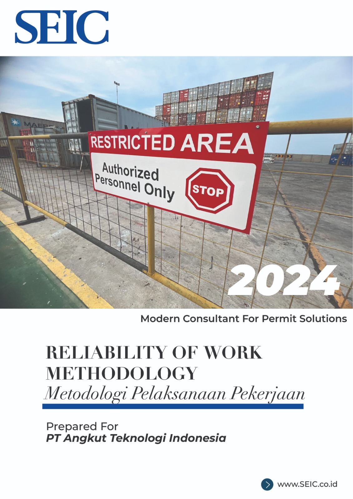 Realibility of work Methodology of PT Seacon Bintang Sejahtera By SEIC